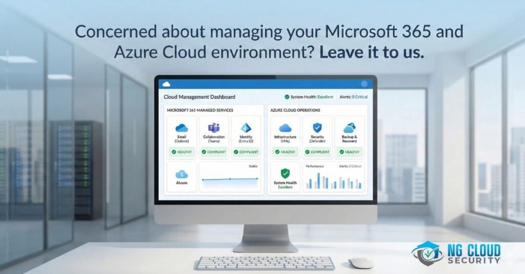 Concerned about managing your Microsoft 365 and Azure Cloud environment ...