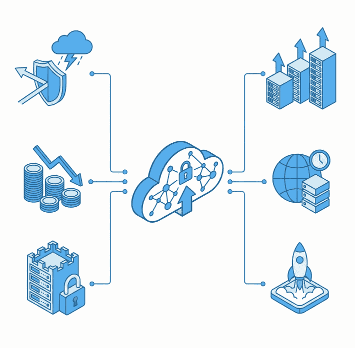 Benefit image of Azure Migration services