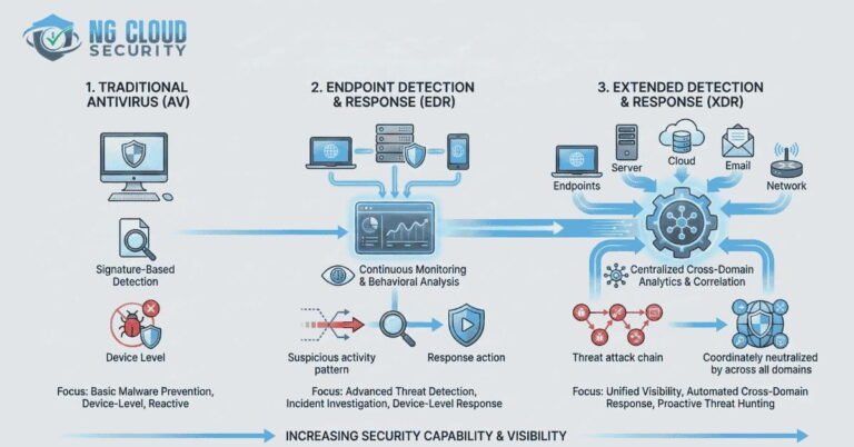 Types of Endpoint Security Explained: From Traditional Antivirus to XDR