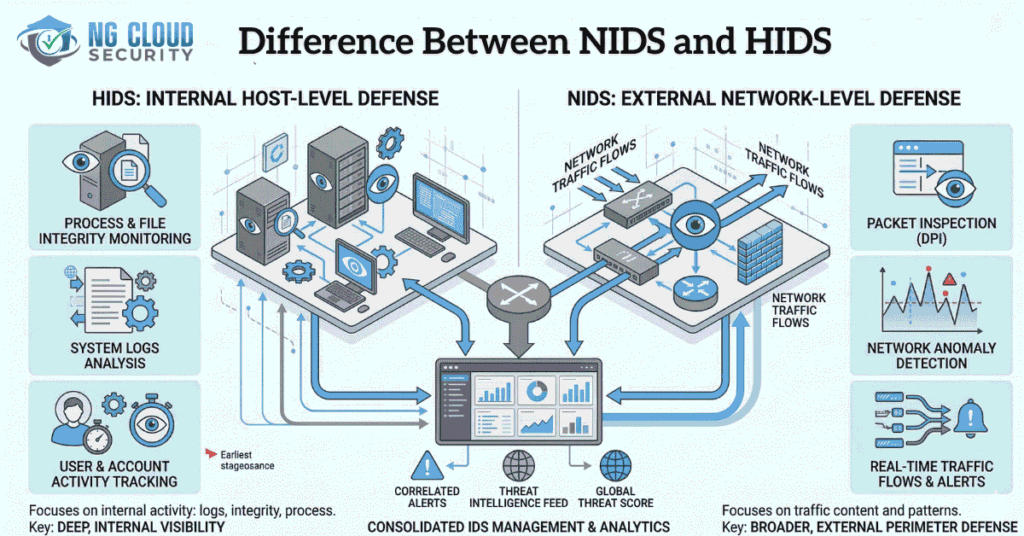 Difference Between NIDS and HIDS Explained with Examples