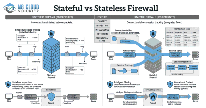 Stateful vs Stateless Firewall: Key Differences Explained