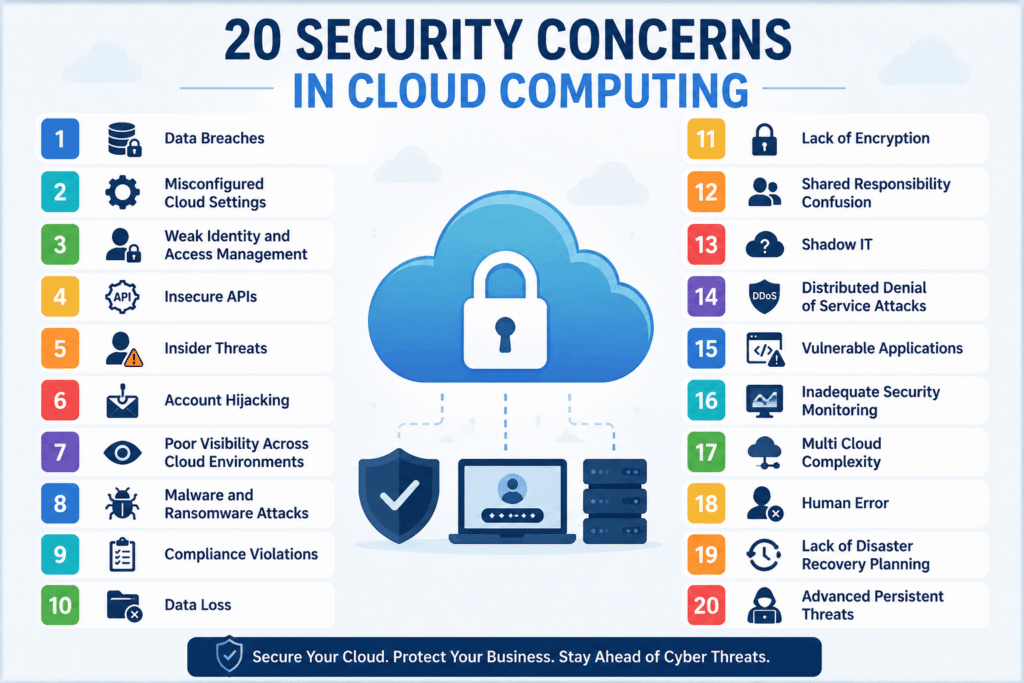 20 Security Concerns In Cloud Computing