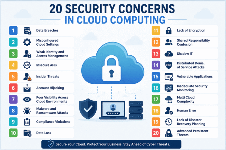 Top 20 Security Concerns In Cloud Computing You Should Know