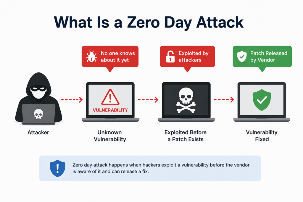 What is a zero-day attack