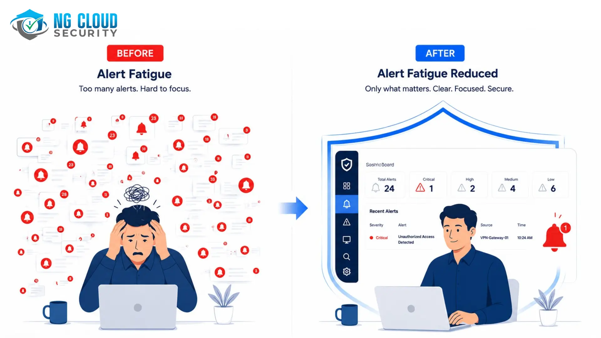 reduce security alert fatigue in Microsoft Defender