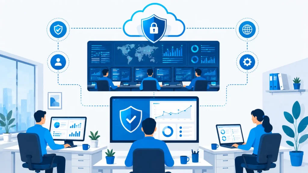 soc managed services for small business monitoring dashboard